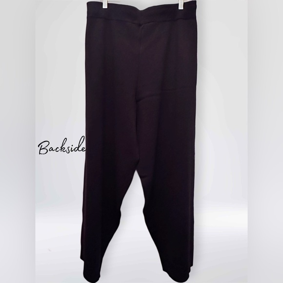 NWT Ellen Tracy Women’s Capsule Collection Knit Pants Color:Navy Size XL - Picture 2 of 5